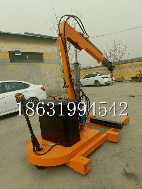 衡水市自卸车厢随车吊 自制轮式四不像起重机 四驱平板吊 5吨 贵盛